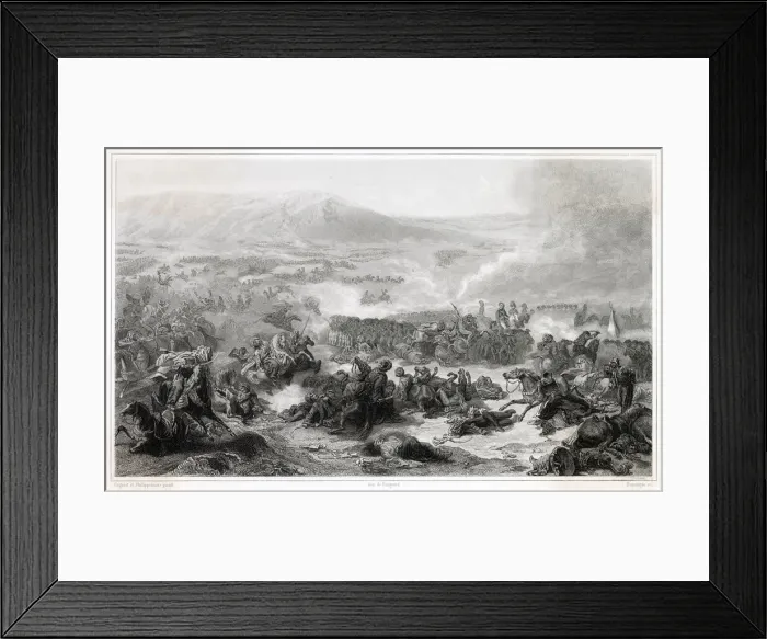 Framed Print : A Syrian army tries to divert the French siege of Acre, but they are defeated by Napoleon Framed Print : A Syrian army tries to divert the French siege of Acre, but they are defeated by Napoleon