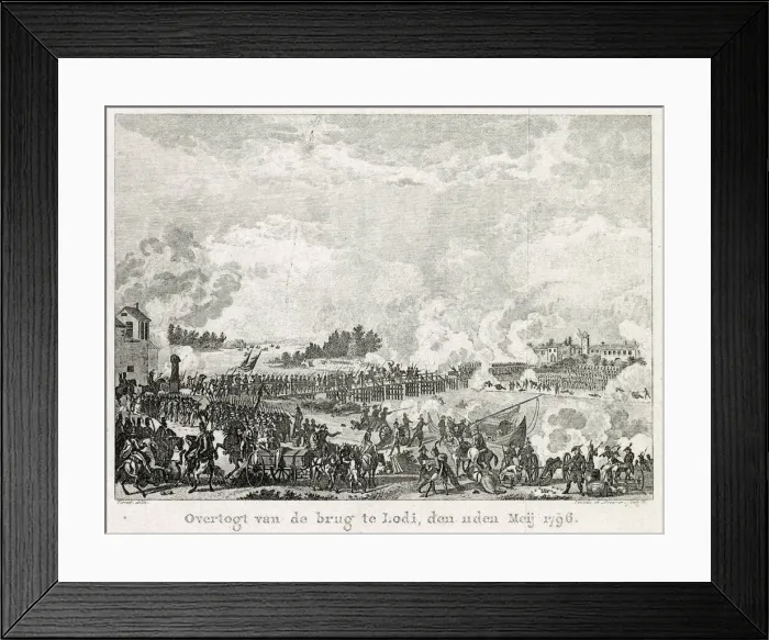 Framed Print : ITALIAN CAMPAIGN At the bridge of LODI, Napoleon himself is in the thick of the fighting Framed Print : ITALIAN CAMPAIGN At the bridge of LODI, Napoleon himself is in the thick of the fighting