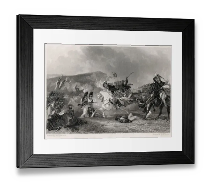 Framed Print : BATTLE OF ORTHEZ Wellington defeats Soult, driving him from the city with heavy loss Framed Print : BATTLE OF ORTHEZ Wellington defeats Soult, driving him from the city with heavy loss