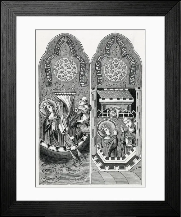 Framed Print : Louis IX of France sets sail for the Holy Land which he hopes to reconquer; alas Framed Print : Louis IX of France sets sail for the Holy Land which he hopes to reconquer; alas