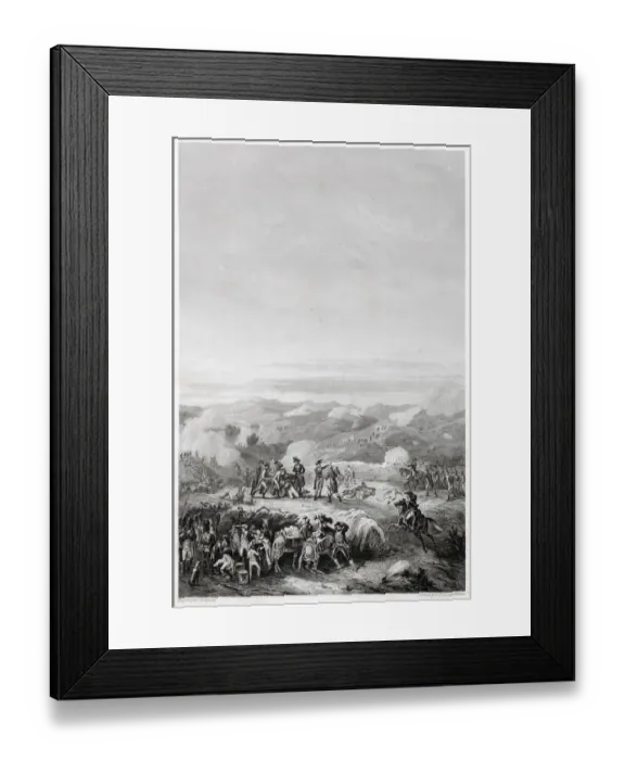 Framed Print : SAN LORENZO DE LA MOUGA The French defeat the Spanish Date: 17 November 1794 Framed Print : SAN LORENZO DE LA MOUGA The French defeat the Spanish Date: 17 November 1794