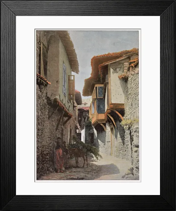 Framed Print : Aydin: street scene Date: 1890s Framed Print : Aydin: street scene Date: 1890s