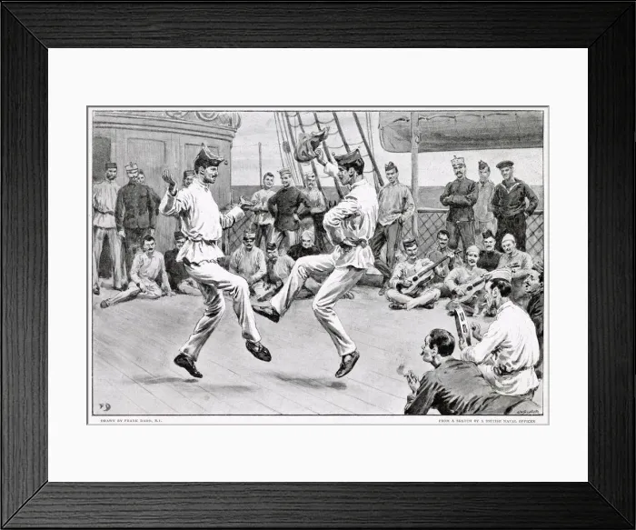 Framed Print : Spanish reinforcements for Manila on board the Jota - Framed Print : Spanish reinforcements for Manila on board the Jota -