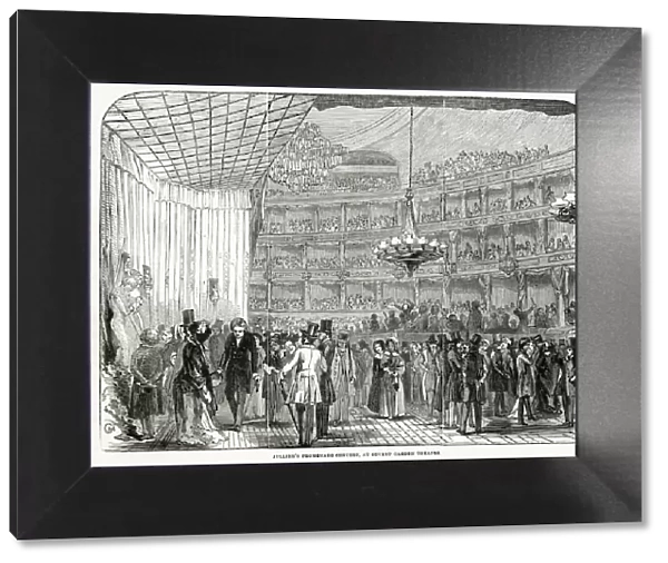 Julliens Promenade Concert, at Covent Garden Theatre, London Date: 1845
