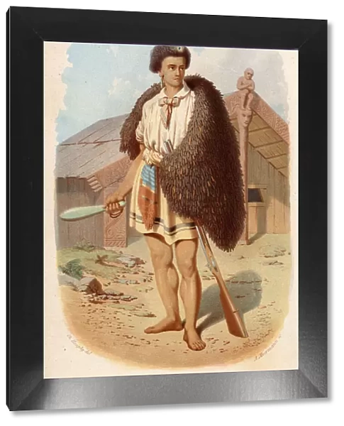 Maori Chief at Kapanga, Ko Paora Matutaera Date: 19th century