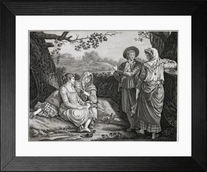 Framed Print : People of Manila in native dress Date: 18th century Framed Print : People of Manila in native dress Date: 18th century