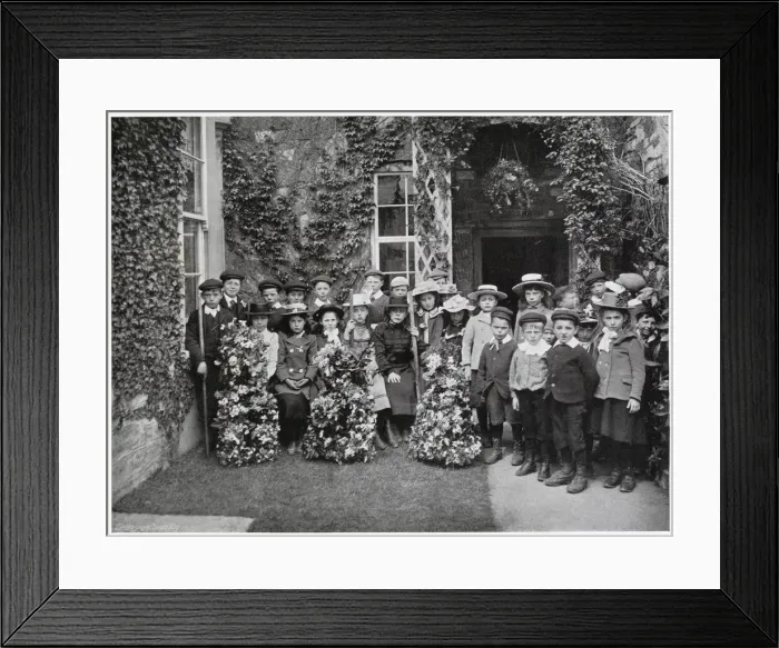 Framed Print : The custom of offering floral tributes to Neptune happened every year on the 13th May in Framed Print : The custom of offering floral tributes to Neptune happened every year on the 13th May in