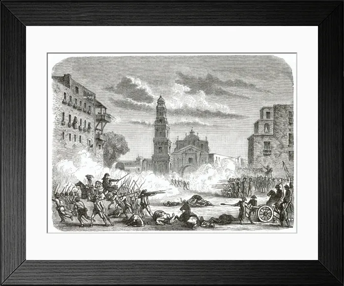 Framed Print : The French enter Naples and fights the rebellious populace in the streets Framed Print : The French enter Naples and fights the rebellious populace in the streets
