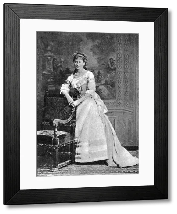 Framed Print : SUZANNE REICHENBERG French singer, photographed in 1883. Date: 1853 - 1924 Framed Print : SUZANNE REICHENBERG French singer, photographed in 1883. Date: 1853 - 1924