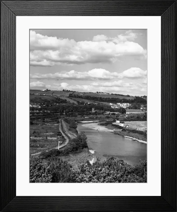 Framed Print : A striking view of the River Rheidol and the outskirts of the town of Aberystwyth Framed Print : A striking view of the River Rheidol and the outskirts of the town of Aberystwyth