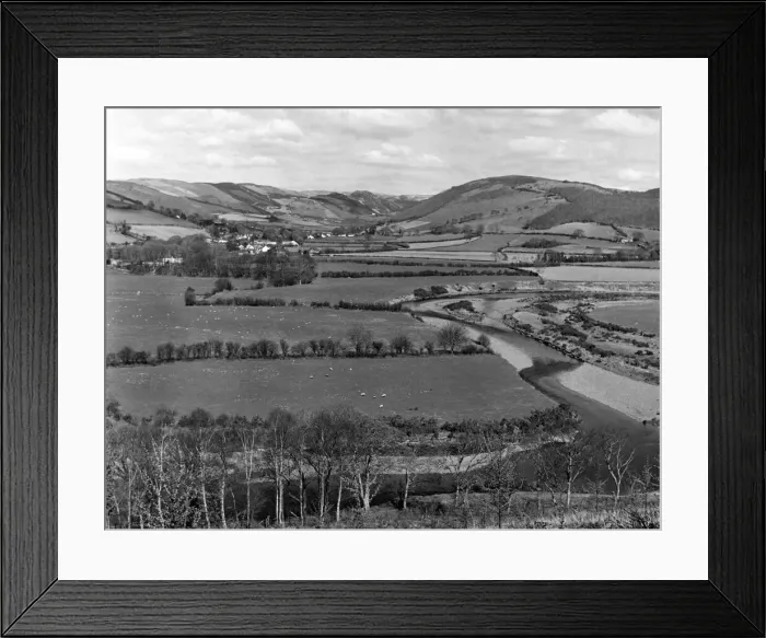 Framed Print : The winding course of the River Rheidol in the Rheidol Valley, near Capel Bangor Framed Print : The winding course of the River Rheidol in the Rheidol Valley, near Capel Bangor