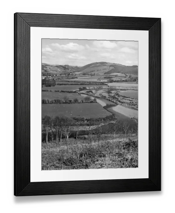 Framed Print : The winding course of the River Rheidol in the Rheidol Valley, near Capel Bangor Framed Print : The winding course of the River Rheidol in the Rheidol Valley, near Capel Bangor
