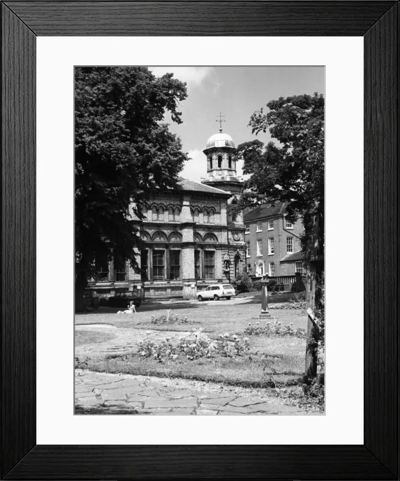 Framed Print : The exterior of Lichfield Public Library, Staffordshure, England