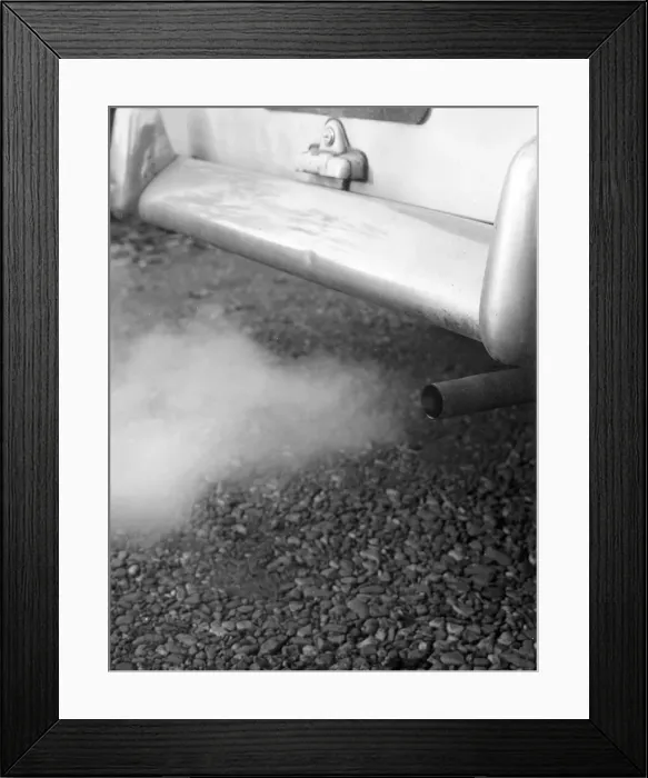 Framed Print : Even back in the 1960s, car exhaust pipes caused air pollution! Date: 1960s Framed Print : Even back in the 1960s, car exhaust pipes caused air pollution! Date: 1960s