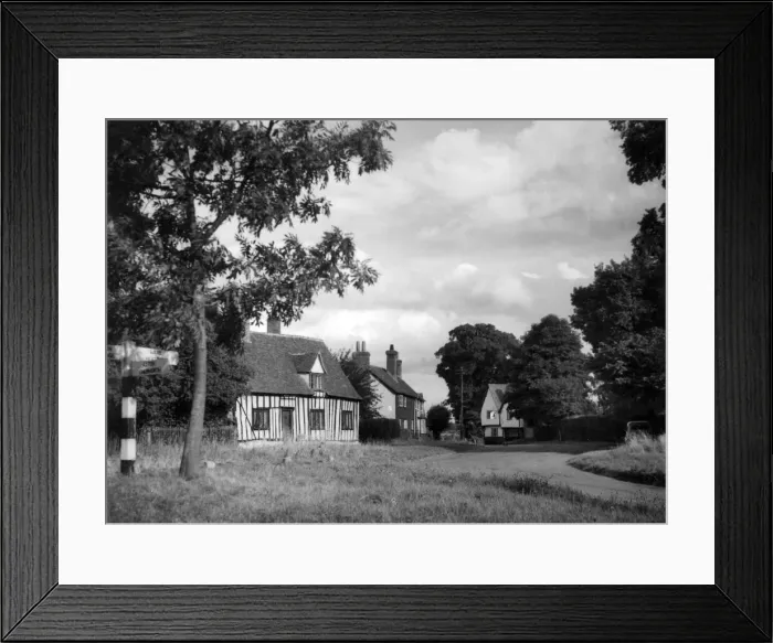 Framed Print : Bennington, Hertfordshire, England, a very charming village in a rural corner of Framed Print : Bennington, Hertfordshire, England, a very charming village in a rural corner of