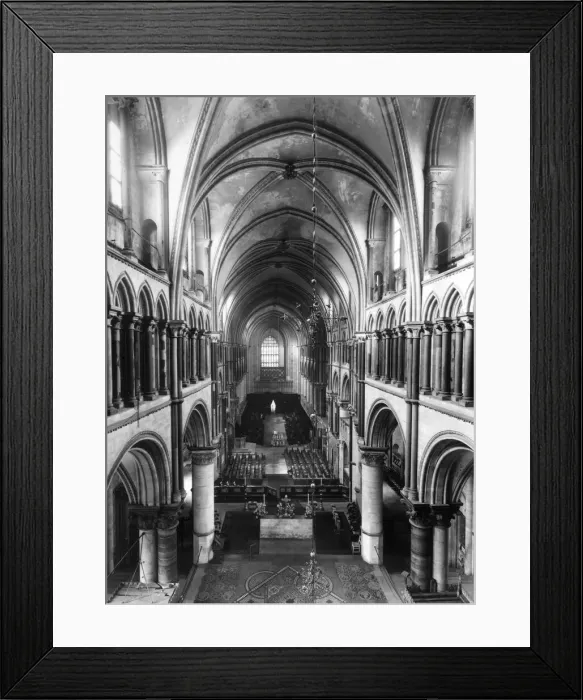 Framed Print : A splendid interior view of Canterbury Cathedral, Kent, England Framed Print : A splendid interior view of Canterbury Cathedral, Kent, England