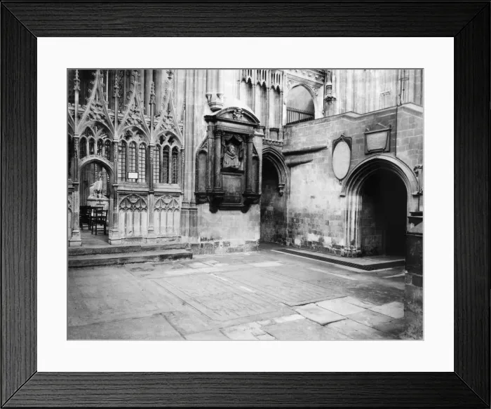 Framed Print : The Martyrdom, the place within (below the wall plaque) Canterbury Cathedral Framed Print : The Martyrdom, the place within (below the wall plaque) Canterbury Cathedral