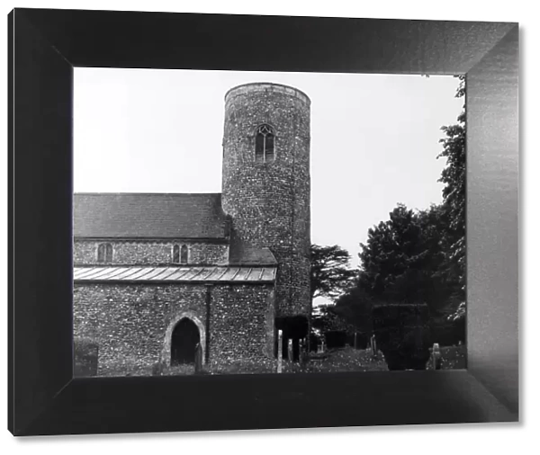 Letheringsett Church Tower, Norfolk, England, a Saxon Round (Watch) Tower, built c