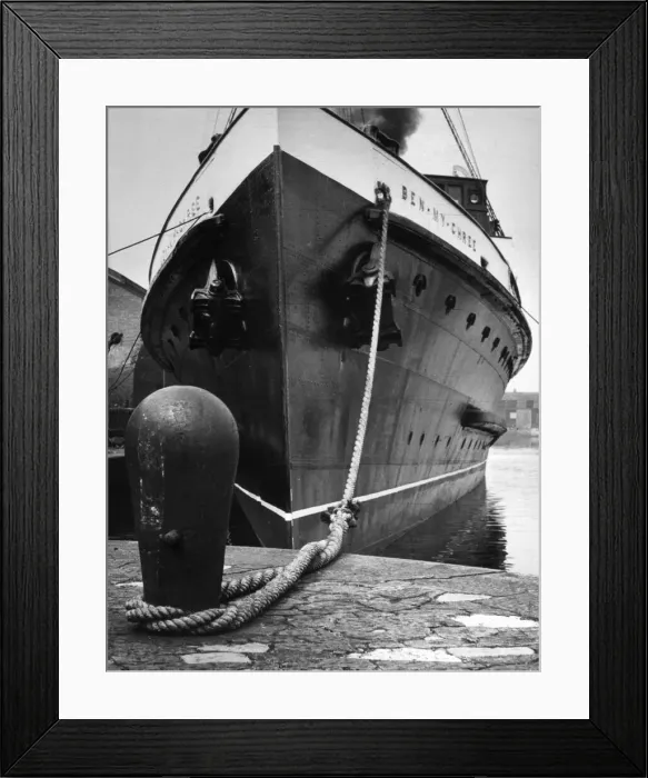 Framed Print : The Moored Monster Ben My Chree, the famous Isle of Man Steam Packet Company Framed Print : The Moored Monster Ben My Chree, the famous Isle of Man Steam Packet Company