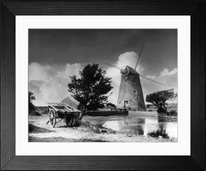 Framed Print : The lovely old windmill at Rhosneigr, Isle of Anglesey, Wales. Date: 1939 Framed Print : The lovely old windmill at Rhosneigr, Isle of Anglesey, Wales. Date: 1939