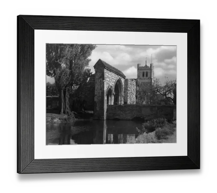 Framed Print : The Gateway, Waltham Abbey, Essex, England, the sole remains of the important main Framed Print : The Gateway, Waltham Abbey, Essex, England, the sole remains of the important main