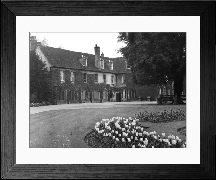 Framed Print : The old Franciscan Priory at Ware, Hertfordshire, England, which was founded in 1234 Framed Print : The old Franciscan Priory at Ware, Hertfordshire, England, which was founded in 1234