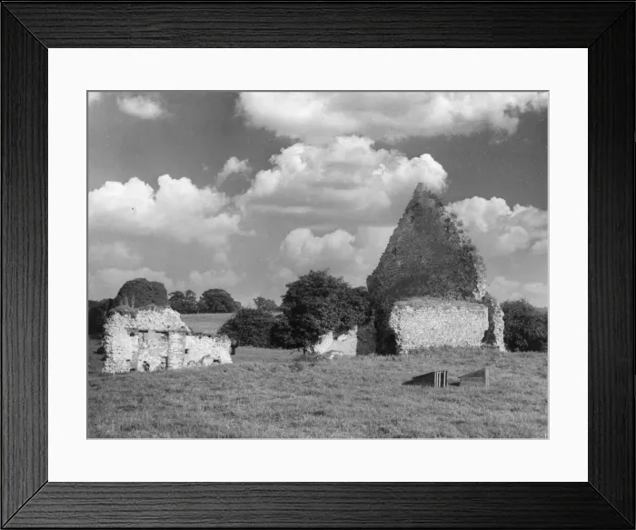 Framed Print : Fragments of the once great priory at West Acre, Norfolk, England Framed Print : Fragments of the once great priory at West Acre, Norfolk, England