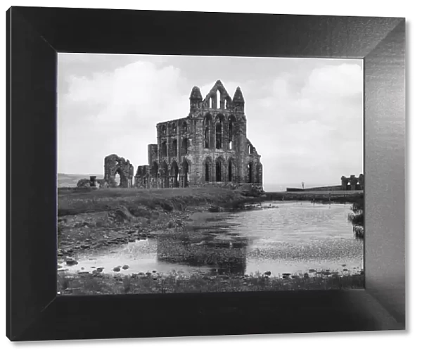 Whitby Abbey, Yorkshire, England. King Edwin built a small church here c. 630. St
