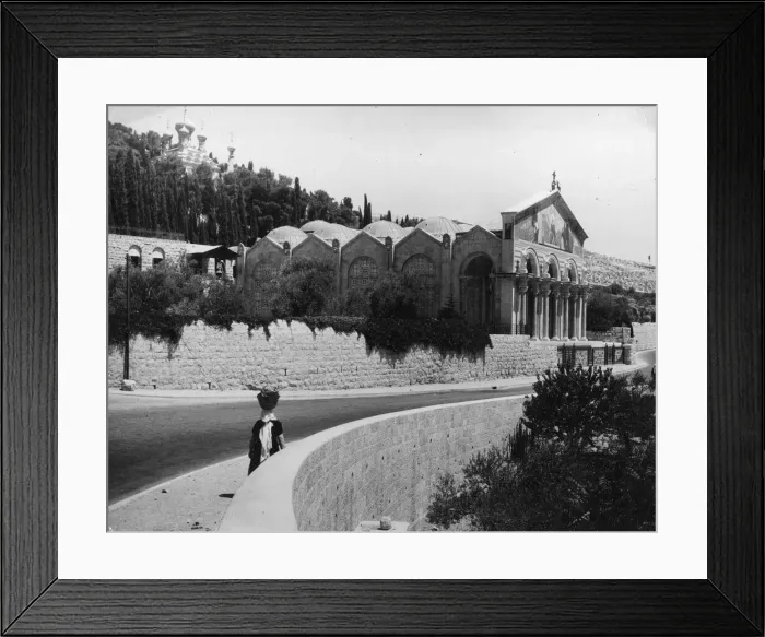 Framed Print : The Church of All Nations, also known as the Church of the Agony or the Basilica of Framed Print : The Church of All Nations, also known as the Church of the Agony or the Basilica of