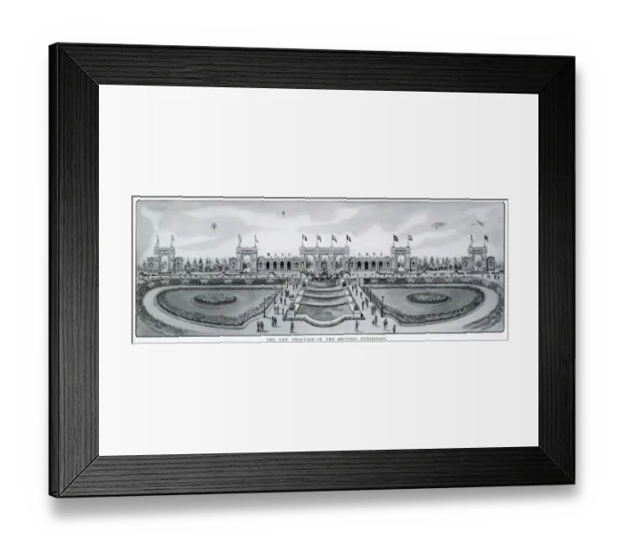 Framed Print : On August 4th and 5th 1910 there was a big fire starting at central gallery Framed Print : On August 4th and 5th 1910 there was a big fire starting at central gallery