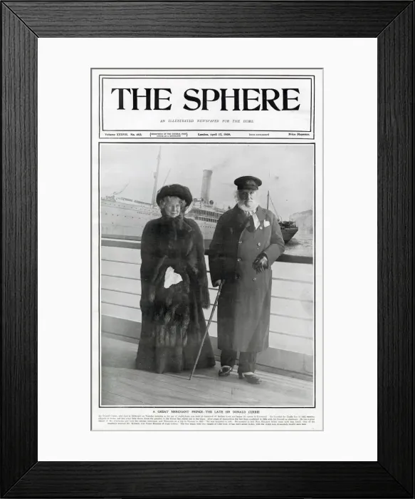 Framed Print : Sir Donald Currie (1825 - 1909), Scottish shipowner, politician and philanthropist Framed Print : Sir Donald Currie (1825 - 1909), Scottish shipowner, politician and philanthropist