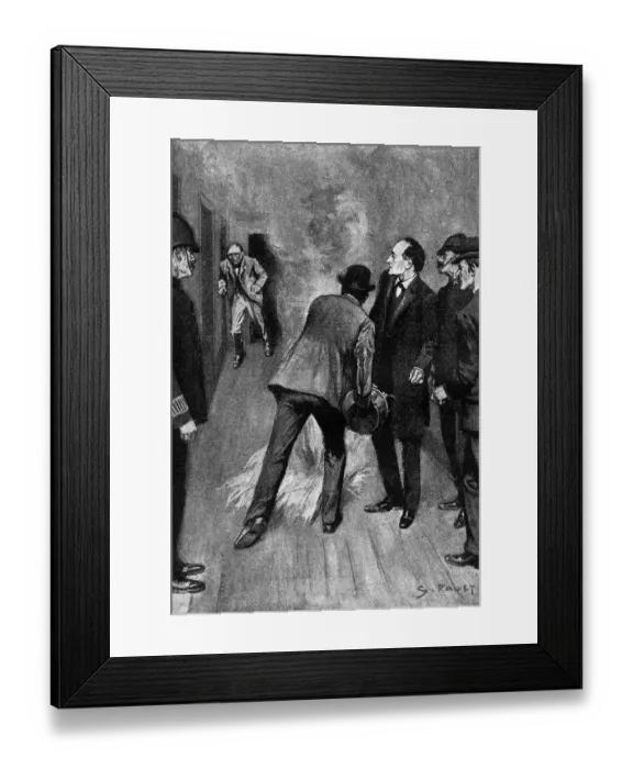 Framed Print : The Return of Sherlock Holmes, the Adventure of the Norwood Builder Framed Print : The Return of Sherlock Holmes, the Adventure of the Norwood Builder