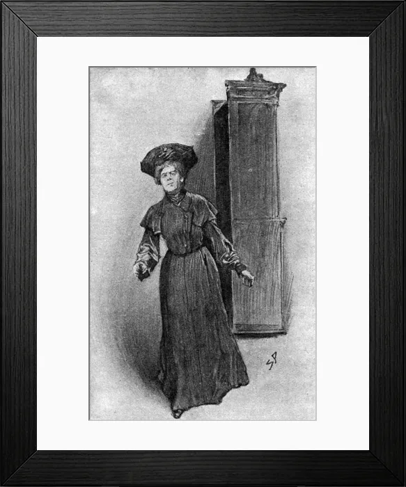 Framed Print : The Return of Sherlock Holmes, the Adventure of the Golden Pince-Nez