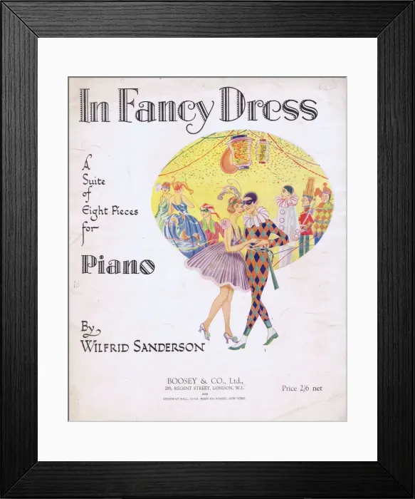 Framed Print : Sheet music for In Fancy Dress (1920s) Date: 1920s Framed Print : Sheet music for In Fancy Dress (1920s) Date: 1920s