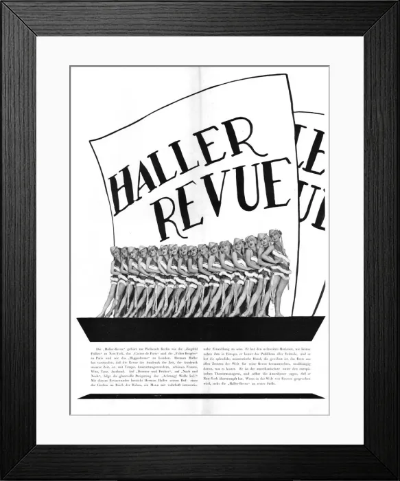 Framed Print : A scene from Herman Hallers Achtung Welle, Admiralspalast Framed Print : A scene from Herman Hallers Achtung Welle, Admiralspalast