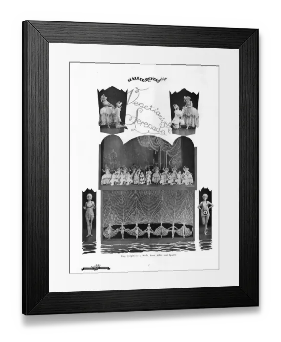Framed Print : Scenes from Herman Hallers Achtung! Welle, Admiralspalast Framed Print : Scenes from Herman Hallers Achtung! Welle, Admiralspalast