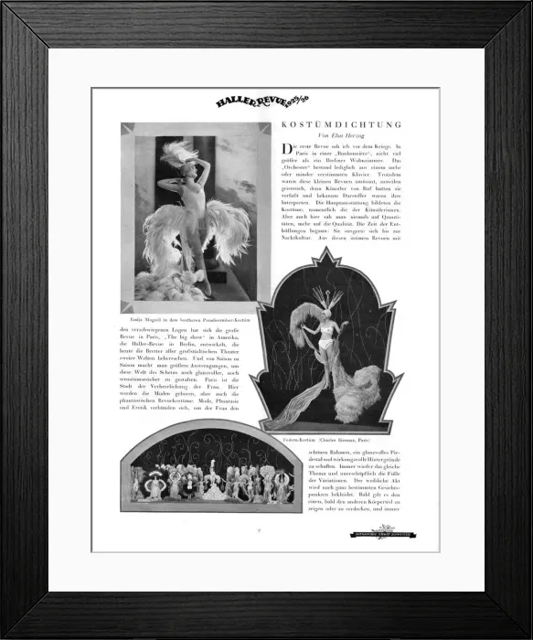 Framed Print : Some secenes from Herman Hallers Achtung! Welle, Admiralspalast, Berlin 1926 Framed Print : Some secenes from Herman Hallers Achtung! Welle, Admiralspalast, Berlin 1926