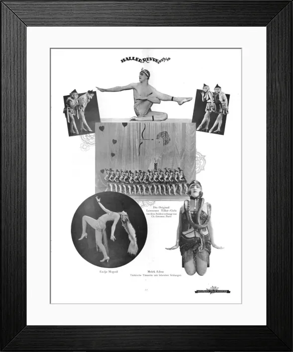 Framed Print : Some secenes from Herman Hallers Achtung! Welle, Admiralspalast, Berlin 1926 Framed Print : Some secenes from Herman Hallers Achtung! Welle, Admiralspalast, Berlin 1926