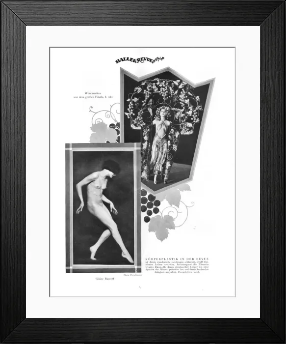 Framed Print : Two showgirls in Herman Hallers Achtung! Welle, Admiralspalast Framed Print : Two showgirls in Herman Hallers Achtung! Welle, Admiralspalast