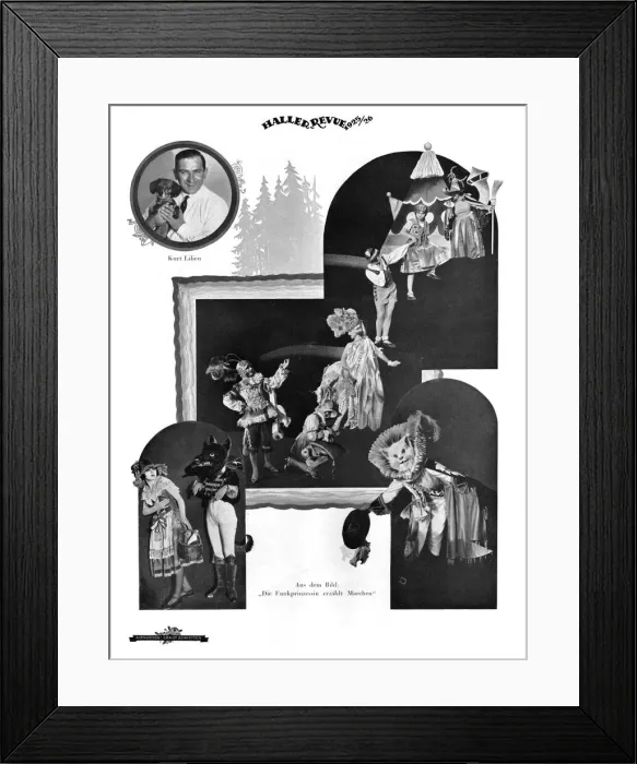 Framed Print : A scene about Fairy tales and a Princess from Herman Hallers Achtung Framed Print : A scene about Fairy tales and a Princess from Herman Hallers Achtung