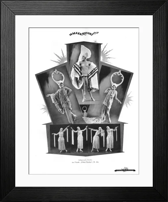 Framed Print : The Admirals Girls in the Finale Polar Nachte from Herman Hallers Achtung Framed Print : The Admirals Girls in the Finale Polar Nachte from Herman Hallers Achtung