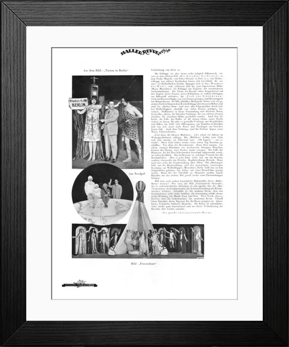 Framed Print : Scenes from Herman Hallers Achtung! Welle, Admiralspalast Framed Print : Scenes from Herman Hallers Achtung! Welle, Admiralspalast