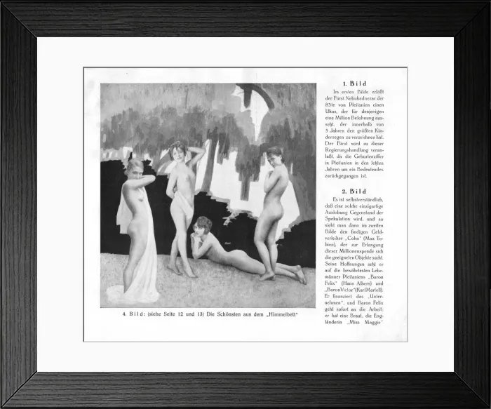 Framed Print : The scene The most beautiful of the four poster bed from James Klein Framed Print : The scene The most beautiful of the four poster bed from James Klein
