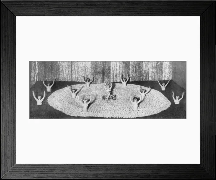 Framed Print : The scene The Living Flowerbed from James Klein Framed Print : The scene The Living Flowerbed from James Klein