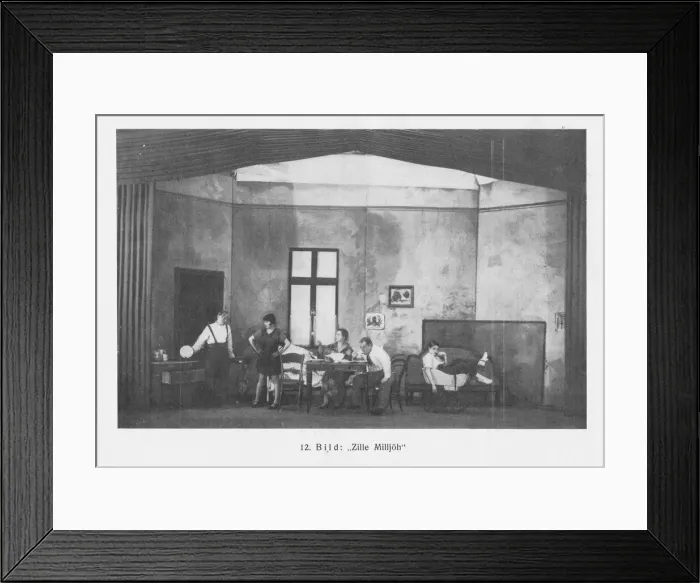 Framed Print : A scene from James Kleins Zieh Dich Aus, Komische Oper, Berlin, 1928 Date: 1928 Framed Print : A scene from James Kleins Zieh Dich Aus, Komische Oper, Berlin, 1928 Date: 1928