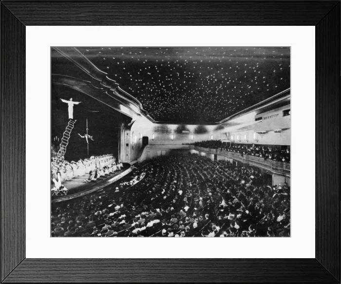 Framed Print : The interior of the Wintergarten Theatre, Berlin with performers on the stage Framed Print : The interior of the Wintergarten Theatre, Berlin with performers on the stage