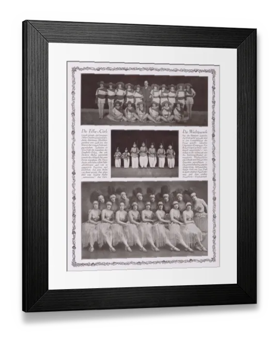 Framed Print : The Tiller-Girls in Herman Hallers Noch und Noch, Admiralspalast Framed Print : The Tiller-Girls in Herman Hallers Noch und Noch, Admiralspalast