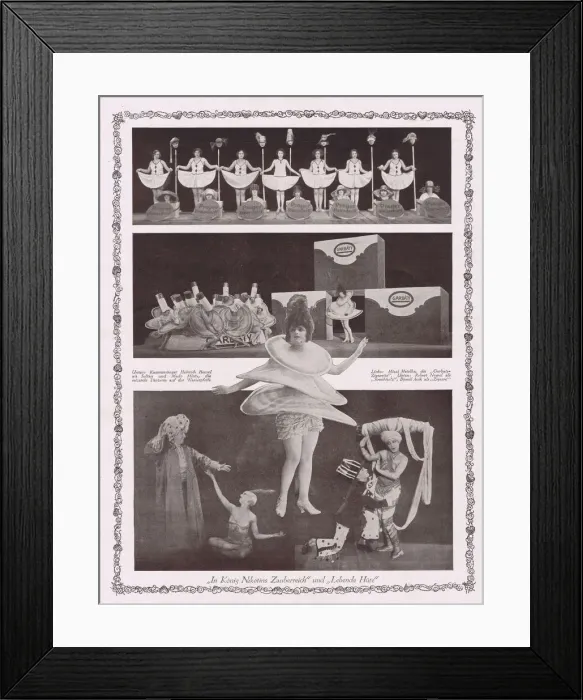 Framed Print : Cigarette scene in Herman Hallers Noch und Noch, Admiralspalast