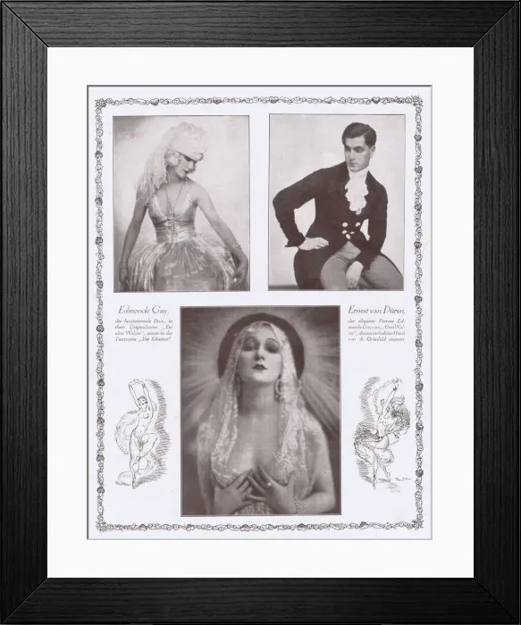 Framed Print : Edmonde Guy and Van Duren in Herman Hallers Noch und Noch, Admiralspalast Framed Print : Edmonde Guy and Van Duren in Herman Hallers Noch und Noch, Admiralspalast
