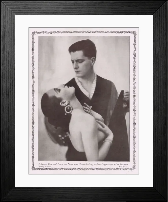 Framed Print : Edmonde Guy and Van Duren in Herman Hallers Noch und Noch, Admiralspalast Framed Print : Edmonde Guy and Van Duren in Herman Hallers Noch und Noch, Admiralspalast